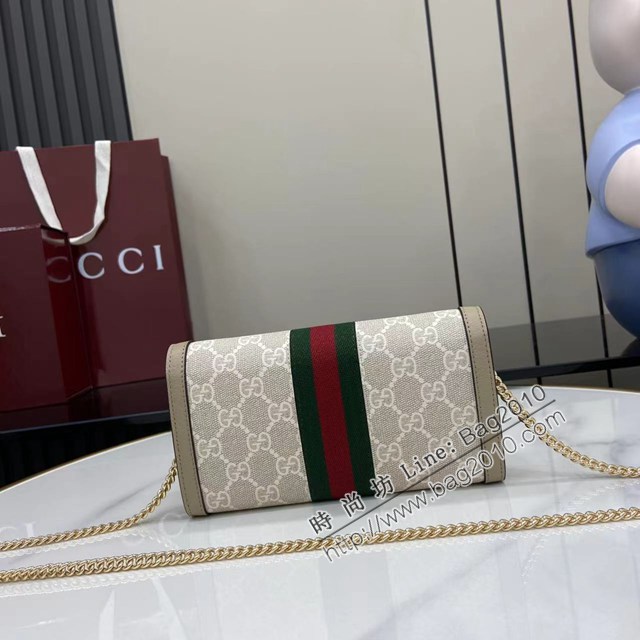 Gucci專櫃古馳最新款Ophidia系列鏈條小挎包 jh2824型號：772309